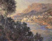 Claude Monet Monte Carlo vu de Roquebrune painting